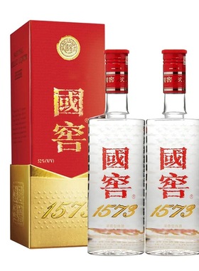 泸州老窖国窖1573经典装52度375ml*2瓶浓香型白酒高档送礼