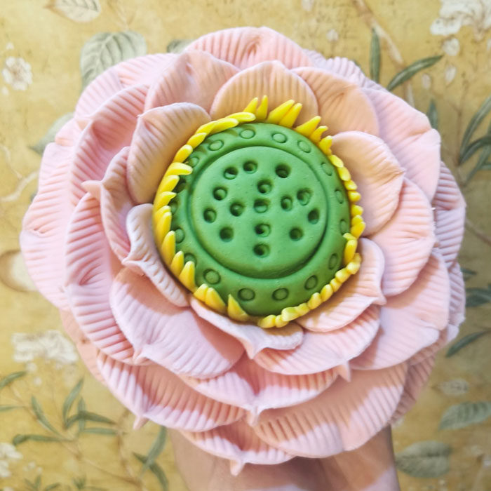 莲花馒头供佛花饽饽面点寺庙祭祀上供烧香拜佛荷花佛道仙过年过年