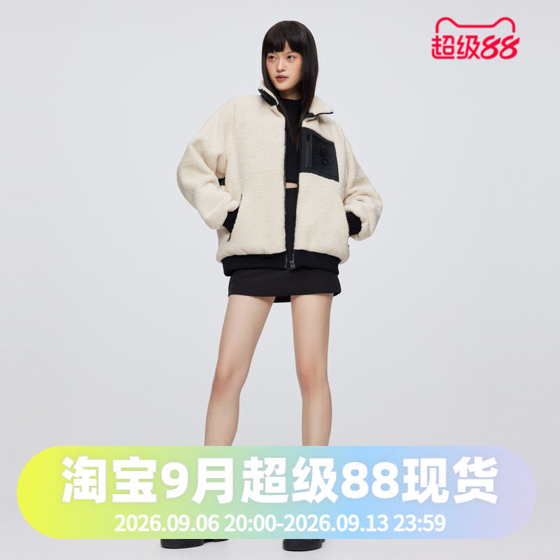 波司登仿羊羔绒羽绒服男女同款情侣鹅绒外套年轻时尚女短款