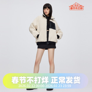 波司登仿羊羔绒羽绒服男女同款情侣鹅绒外套年轻时尚女短款