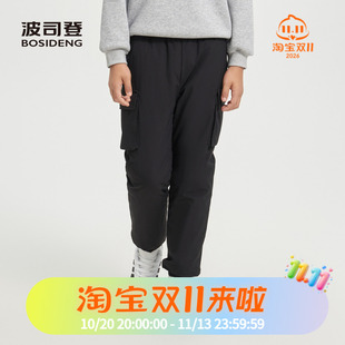 波司登2024男女儿童冬款工装防风保暖外穿羽绒裤T40133560