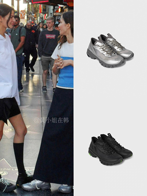 Low classic 韩国设计师品牌2025春季新款纯色圆头系带休闲鞋女