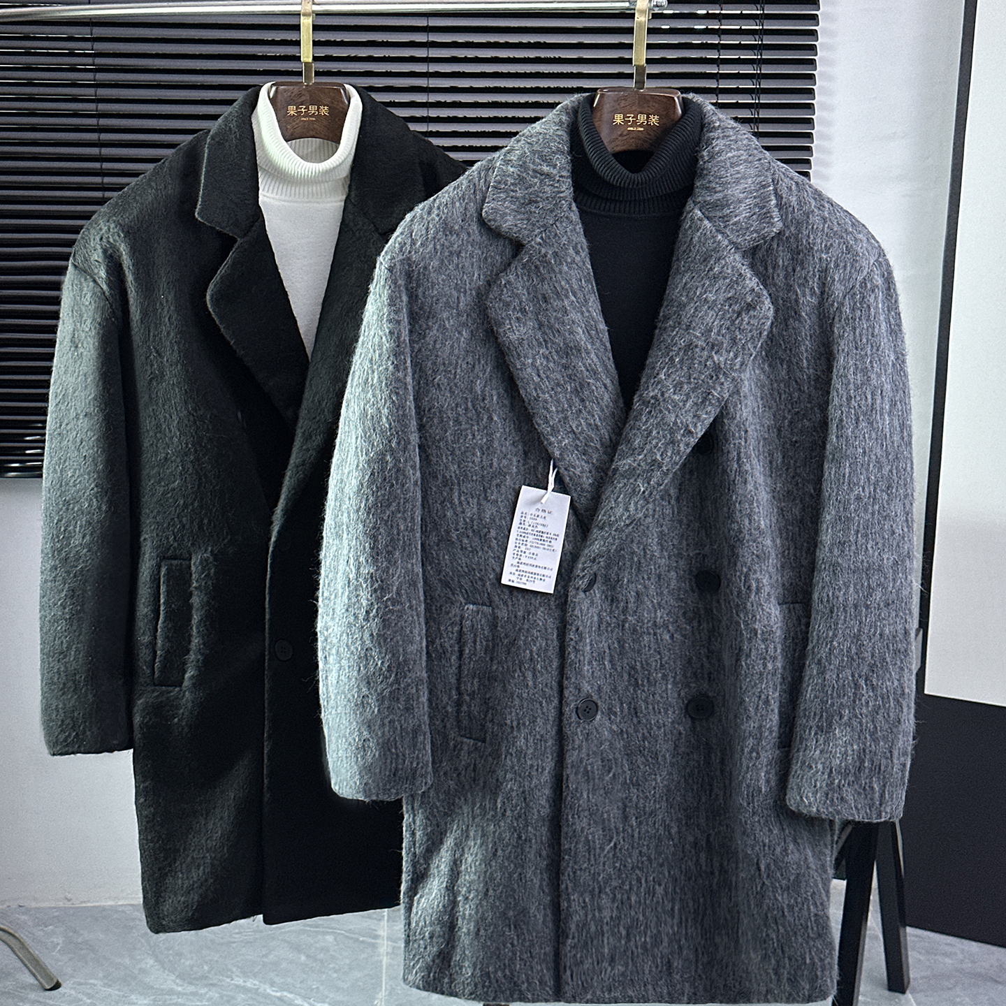 秋冬时尚经典单品双排扣大衣