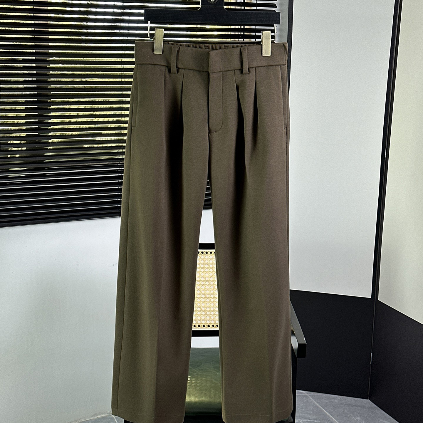 高品质潮牌仿呢子厚实休闲裤