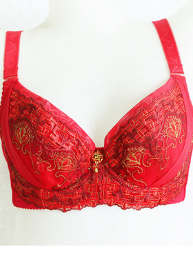 包邮纤妍文胸正品大胸薄款聚拢全包调整型四扣火山石内衣B8133