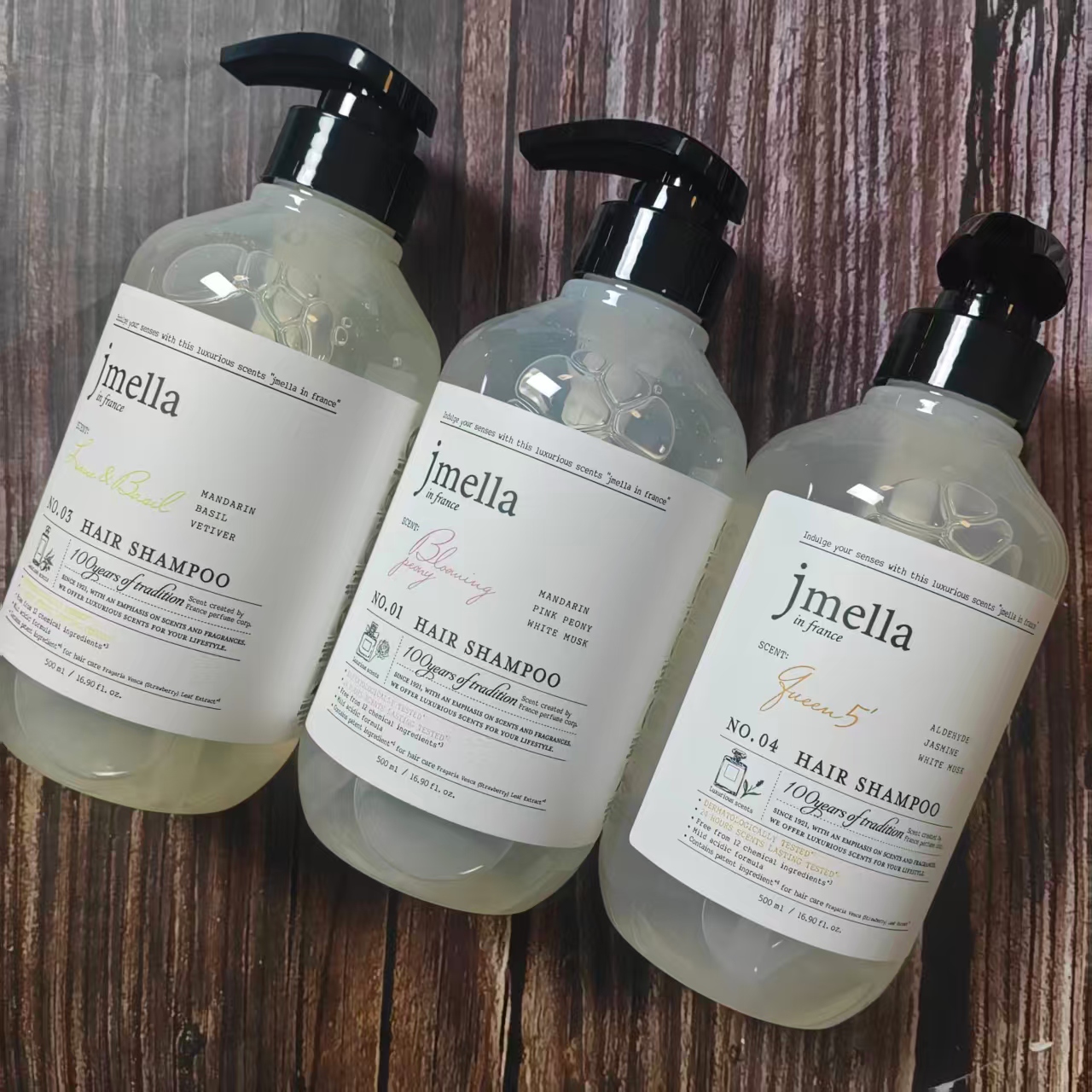 韩国Jmella纪梅拉香氛洗发水护发素蓬松柔顺清洁留香500ml