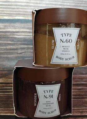 韩国Typen玫瑰香草N91身体磨砂膏身体深度清洁不刺激300g