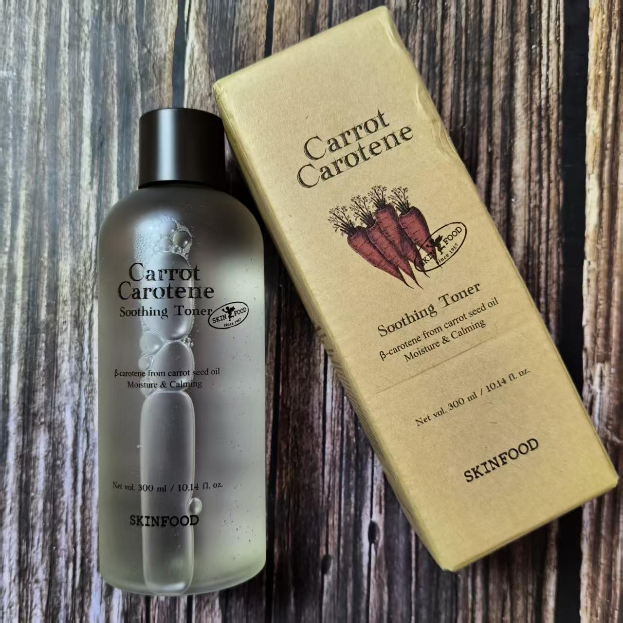 SKIN FOOD/思亲肤胡萝卜舒缓柔肤水深层补水维稳肌肤泛红爽肤水