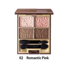 韩国Lunasol/日月晶采四色眼影浮雕眼影盘02romantic pink