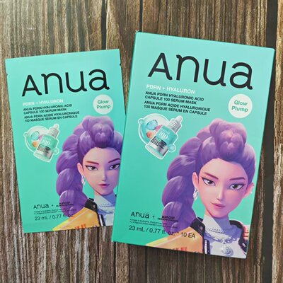 韩国anua猎魔女团限定联名款面膜透明质酸PDRN水分光泽保湿