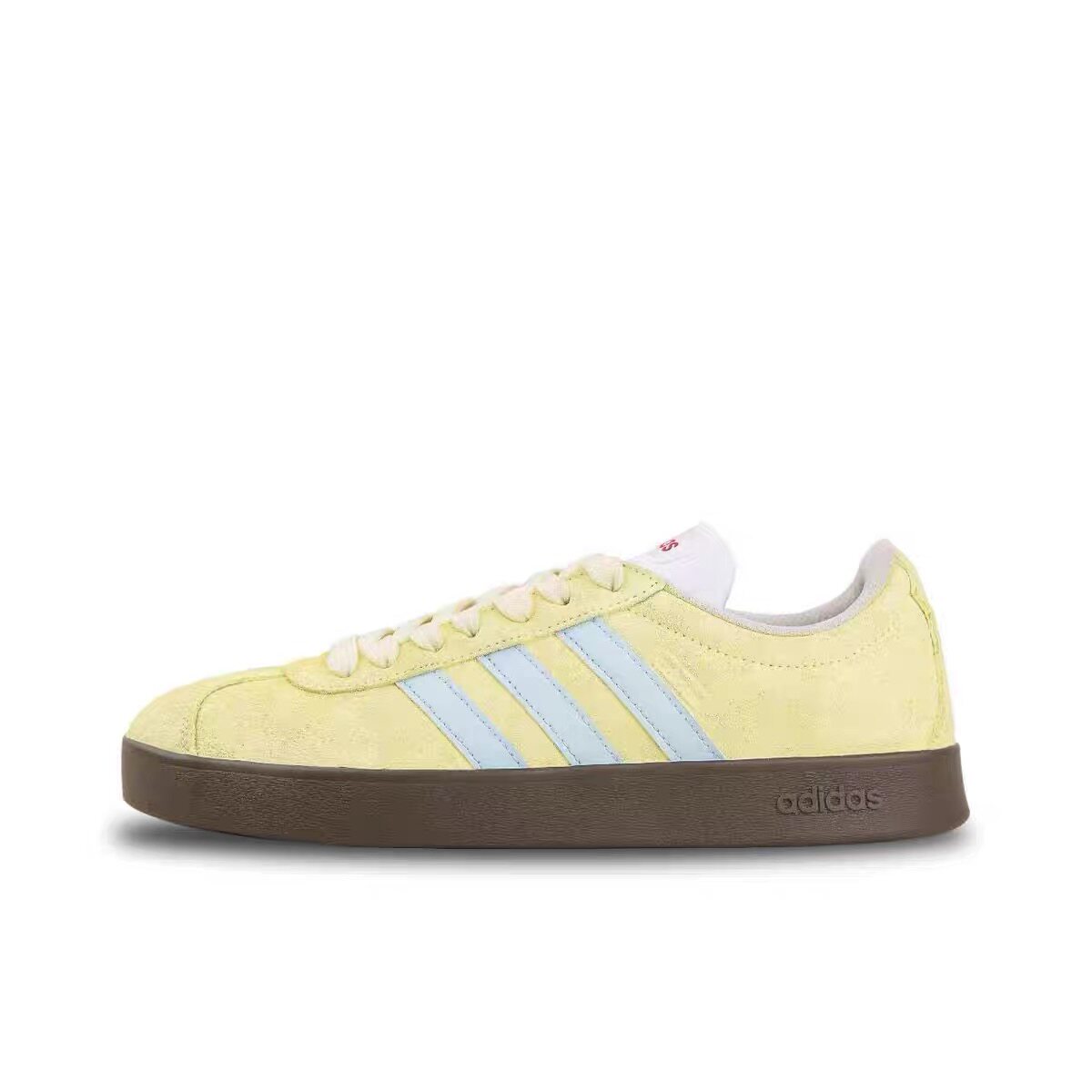 【定制球鞋】adidas neo Vl 海盐青柠 芭蕾风 淡黄色 HQ1802