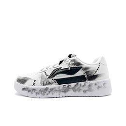 浮舟 李宁 AGCS419 黑色傀儡 Team173 定制球鞋