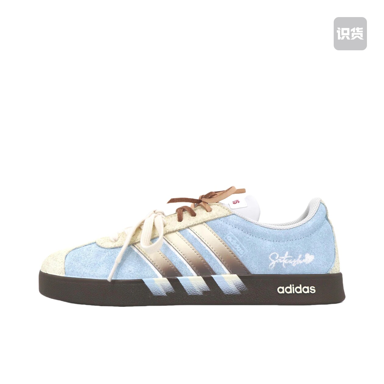 【定制球鞋】Adidas neo VL Court 2.0 德训(TEAN17-蓝调苏打)