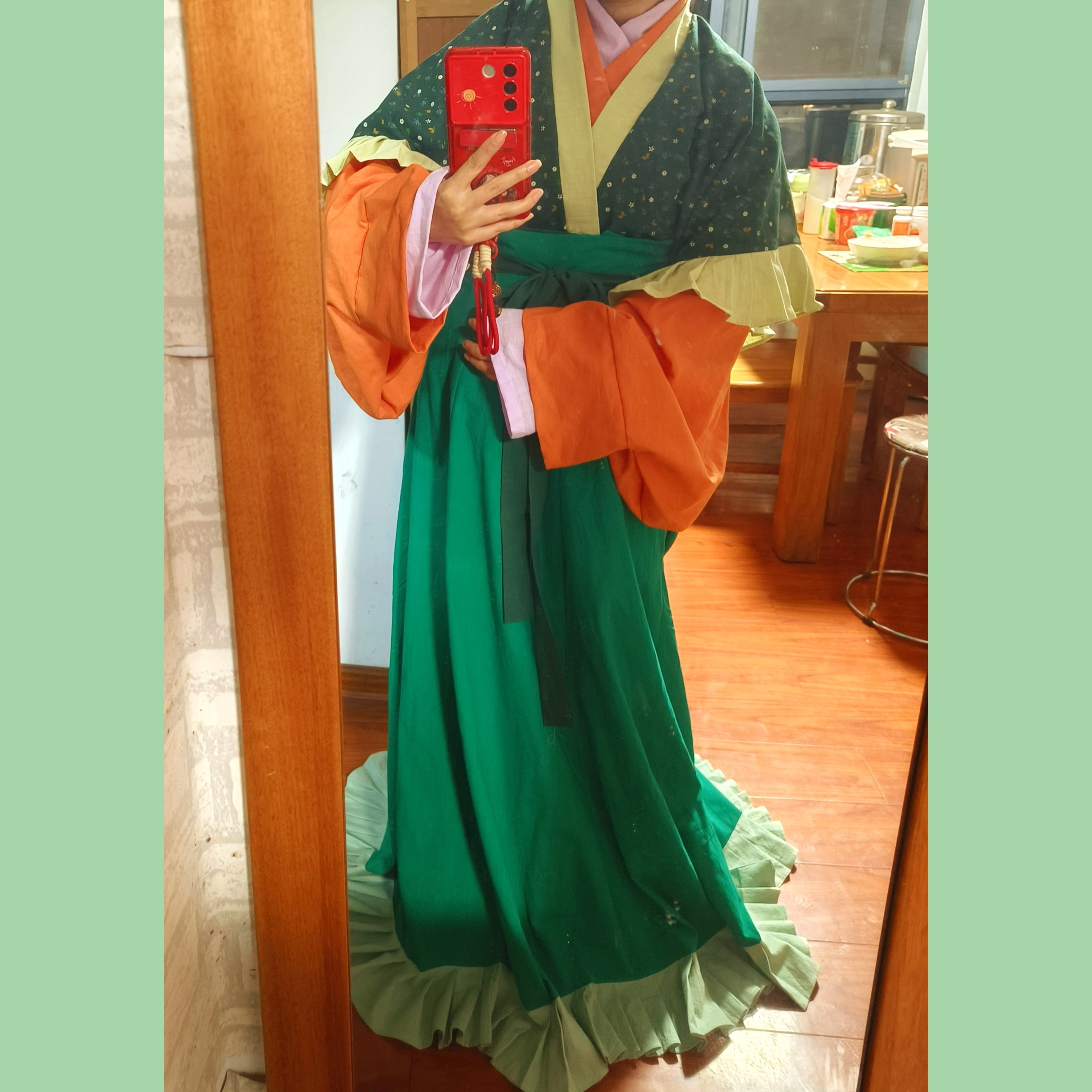 【汉服私人定制】魏晋风仙女风洛神赋国风曳尾半臂襦裙汉服女装