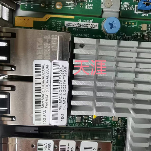 AOC-MH25G-M2S2T 超微SUPER  双25G光口+双10G电口网卡
