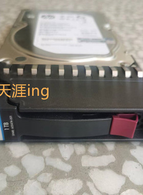 拆机HP P2000 605474-001 AP861A 1T 7.2K 3.5 SAS-FC 存储硬盘
