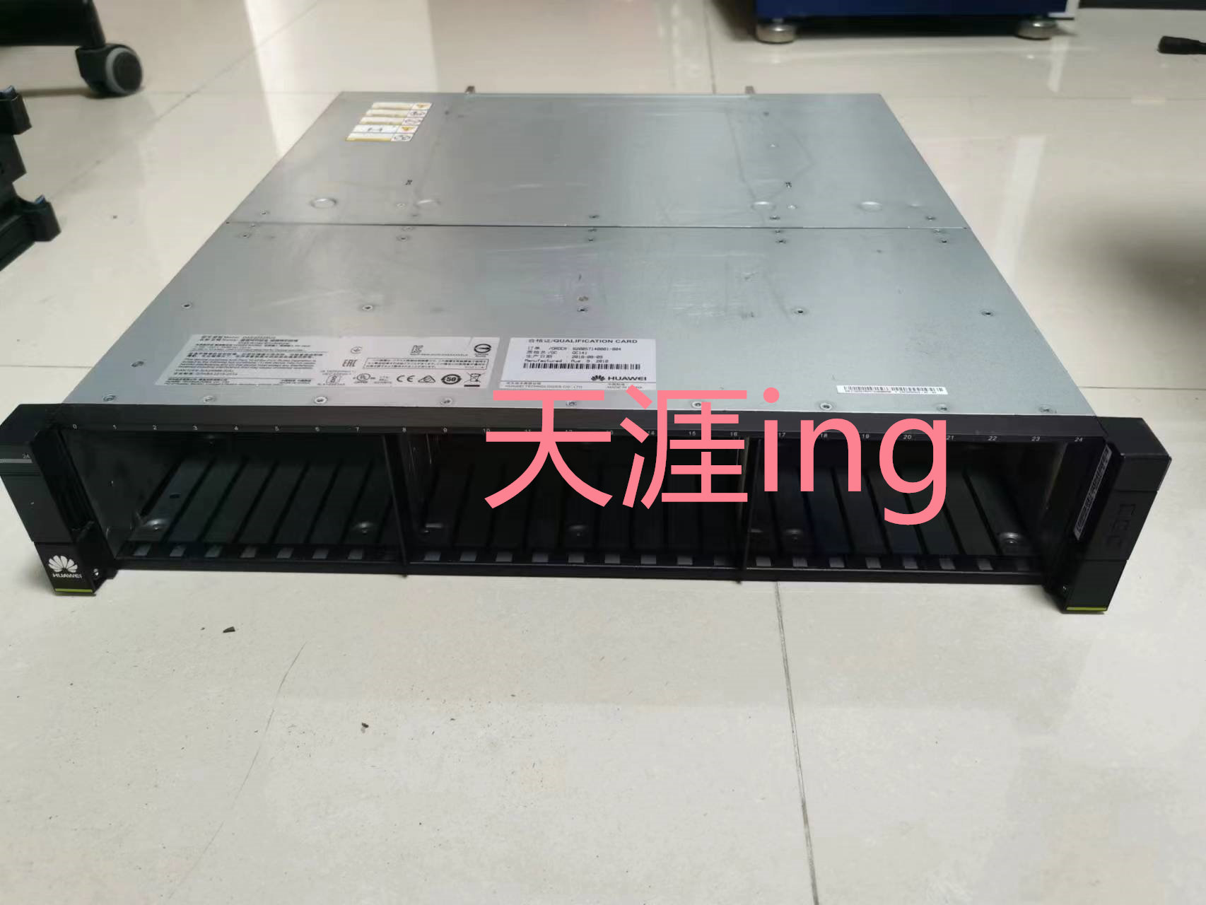 华为 V5 硬盘框扩展柜 DAE52525U2 双IO双电整机测试 DAE52435U4