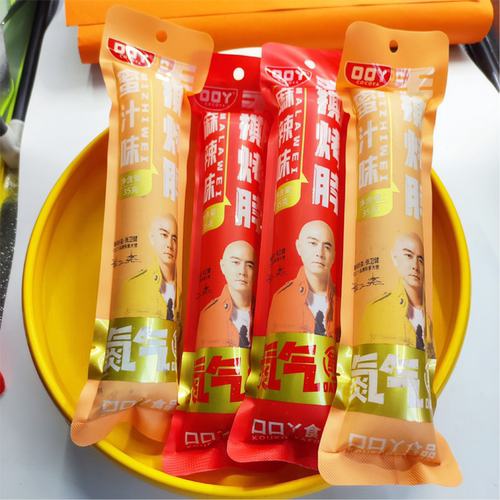 口口丫氮气保鲜麻辣蜜汁手撕烤脖