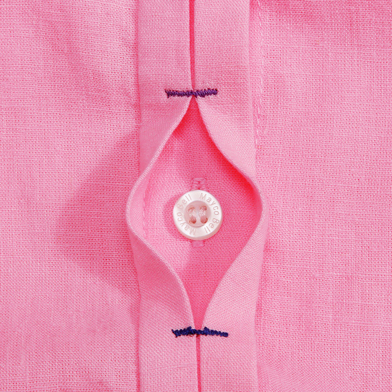 Chemise fille à manche longue en lin - Ref 2085640 Image 4