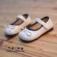 6岁软底女宝儿童鞋 宝宝小皮鞋 女童公主方头单鞋 子春秋款