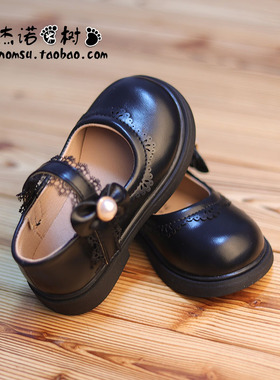 女宝单鞋公主鞋2-3-4-5-7-10岁春秋款镂空蕾丝宝宝小皮鞋女童鞋子