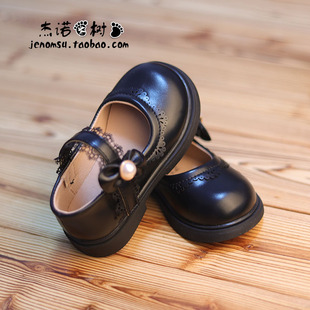 女宝单鞋公主鞋2-3-4-5-7-10岁春秋款镂空蕾丝宝宝小皮鞋女童鞋子