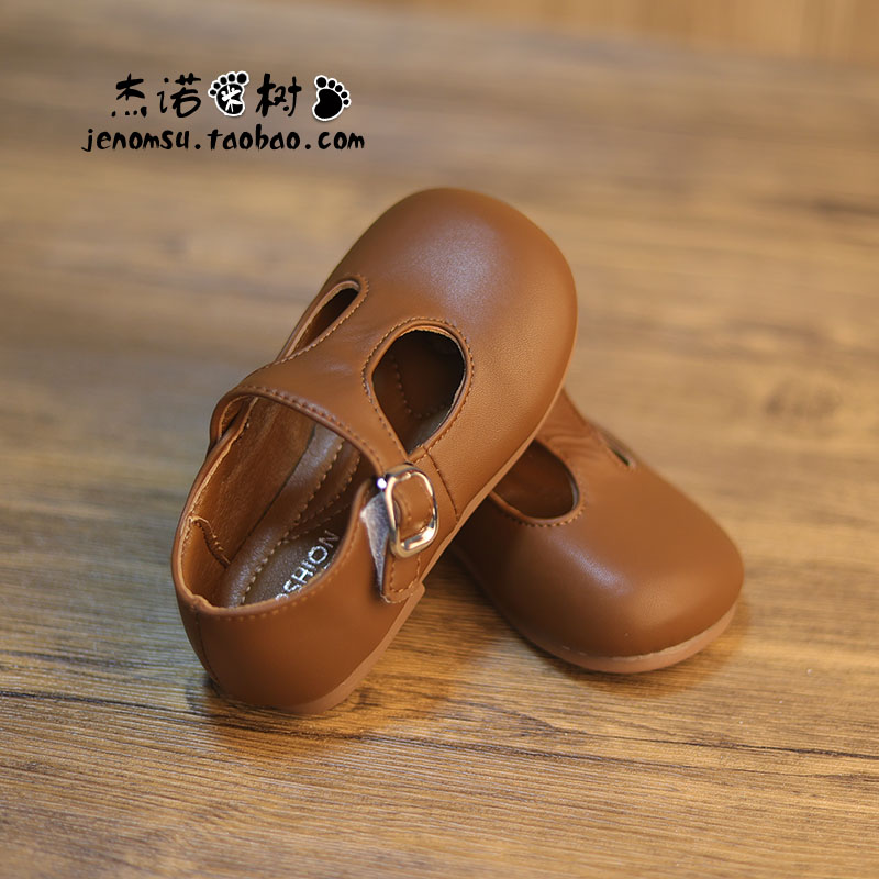 女童皮鞋22-31码学院风奶奶鞋