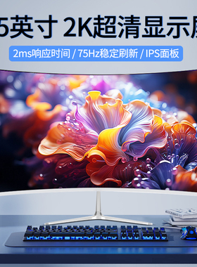 24英寸2K超清显示器电竞曲面240HZ高刷IPS27英寸游戏大屏护眼壁挂