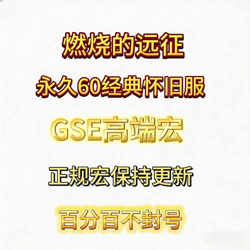 燃烧的远征永久60GSE一键输出宏