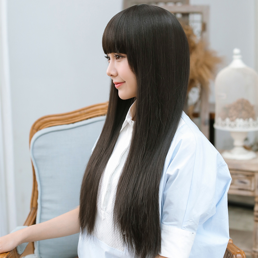 Perruque Long cheveux raides - Ref 2609327 Image 3