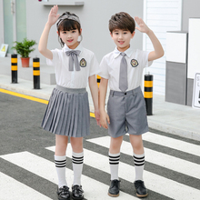 学院风英伦风班服韩版 幼儿园园服春秋装 三件套儿童小学生校服套装