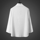 --风男装大码T恤改良汉服潮中式唐装茶禅C063-P60，男装民族服装，星座409-1