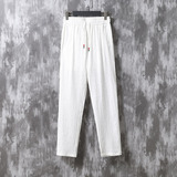 风夏季男士冰丝长袖t恤裤子套装宽松薄款套装CK063P110，男装民族服装，星座409-1