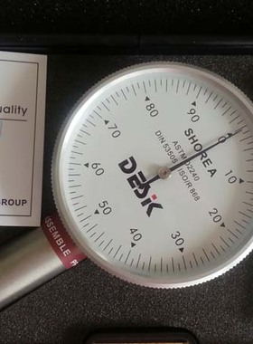 DESIK邵氏硬度计SHORE A C D 橡胶皮革塑料泡沫 EVA材料测试仪