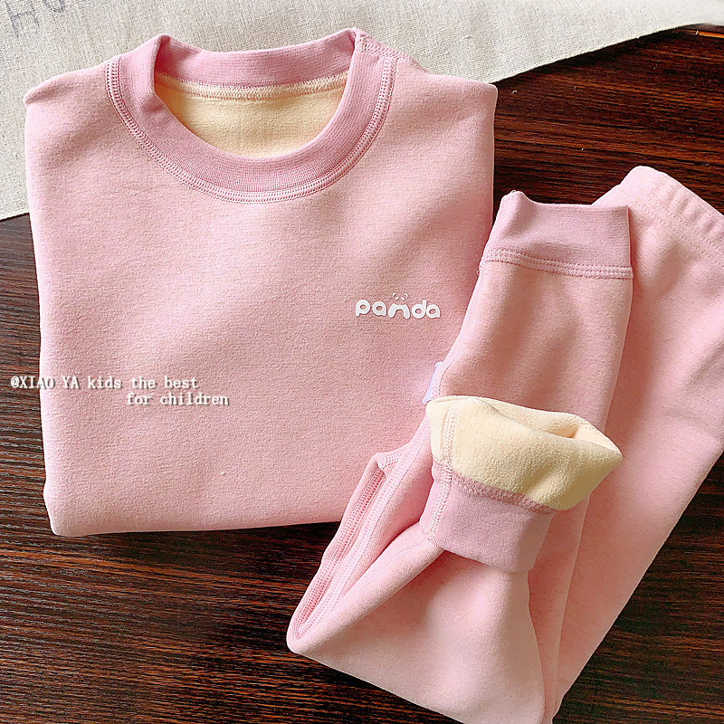 儿童无骨加绒内衣套装保暖冬季男女童秋衣秋裤睡衣小童加厚家居服,童装/婴儿装/亲子装,家居服套装,淘宝优惠券,粉丝福利购,淘宝优惠卷