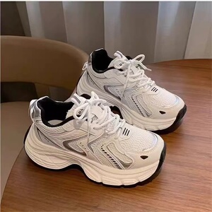 小码女鞋313233老爹鞋2026新款春夏季超火百搭厚底增高休闲运动鞋