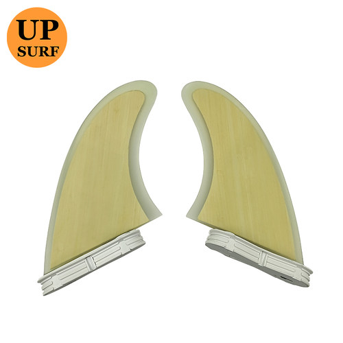 UPSURF冲浪板尾舵Double Tabs2/FCS2玻纤竹皮尾鳍 TF鱼鳍surf fin