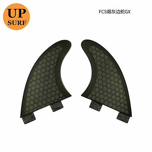 UPSURF冲浪板配件尾舵surf fin玻纤蜂窝鱼鳍Double Tab桨板GX边舵