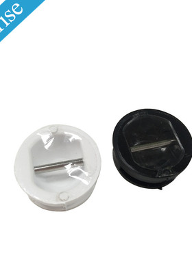 冲浪板配件浆板水上运动黑色/白色3.0cm脚绳圆杯桨板Leash Plug