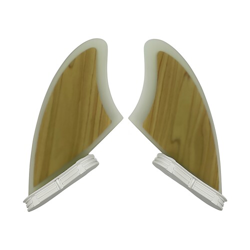 UPSURF蜂窝尾舵FCS二代底座冲浪配件玻纤竹皮尾鳍K2鱼鳍surf fin