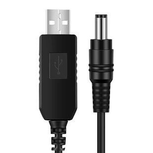 充电宝连接Ampero效果器DC内负移动电源线5V转9V/12V升压USB线乐器用充电宝接乐器效果器USB转DC圆孔效果器用