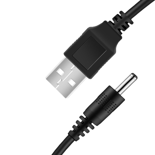 景赛圆孔台灯充电线3.5mm圆头usb转dc5v通用摇步机露娜洁面仪洗脸仪音响电动牙刷小风扇手电筒电源数据线