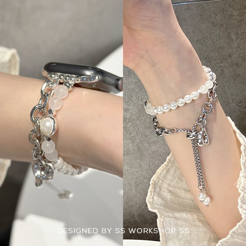 适用适用红米watch5手表带Redmiwatch4串珠9pro手表链8pro高级感i