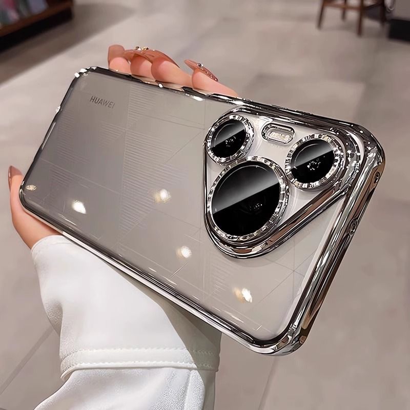 防刮耐磨华为p70pro硅胶手机壳pura70透明70pro自带镜头膜P70ultr