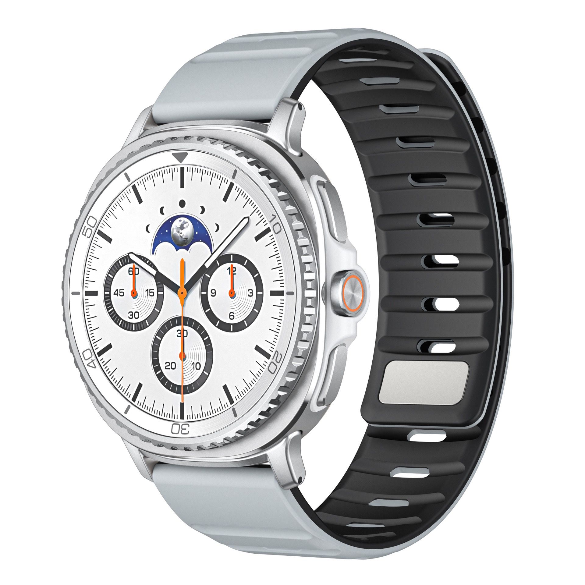 适用三星watch8表带适用三星表带钉扣手表表带诺曼磁吸硅胶运动表