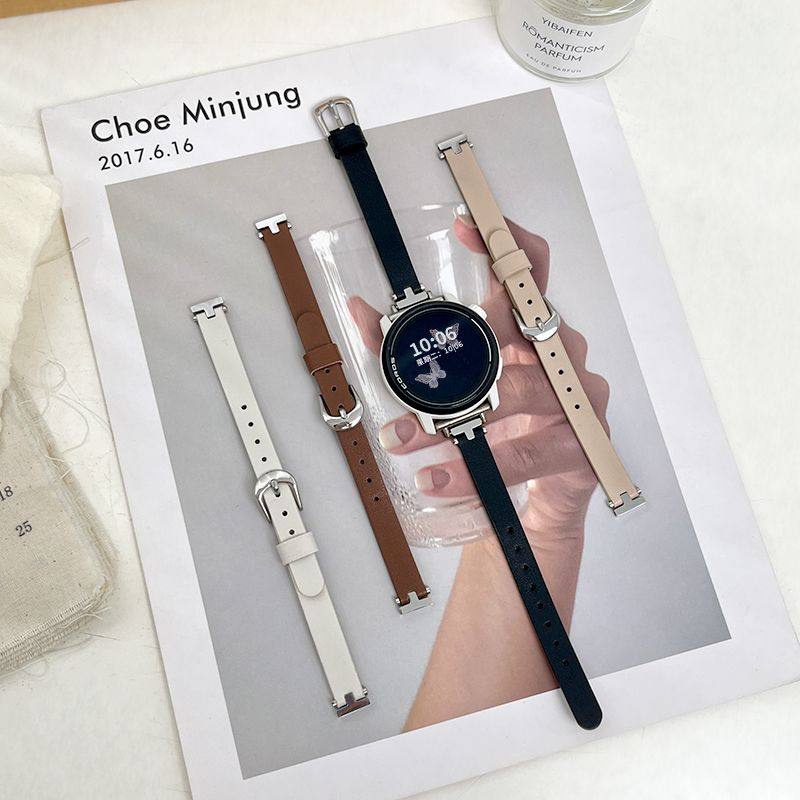 适用高驰corospace3表带PACE2T形平纹APEX2纤圆尾皮质2pro腕带