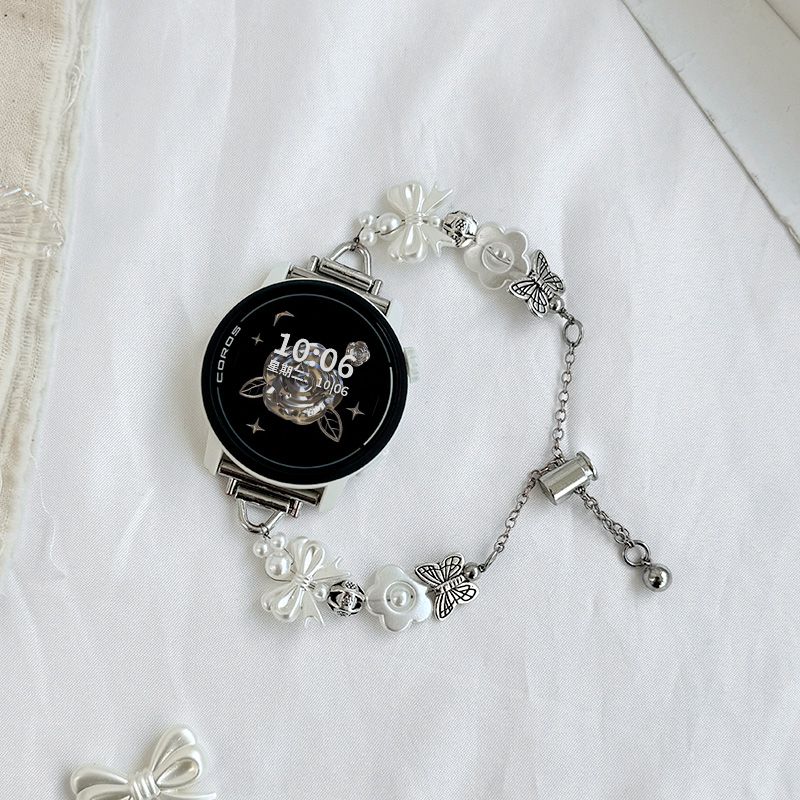 适用高驰corospace3表带PACE2链式串珠APEX2珍珠蝴蝶2pro个性腕带