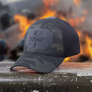 Император MC All -Terrain Dark Night Tactical Baseball Caps, Desert Gamouflage Dethable Sunscreen Sun Hats можно отрегулировать