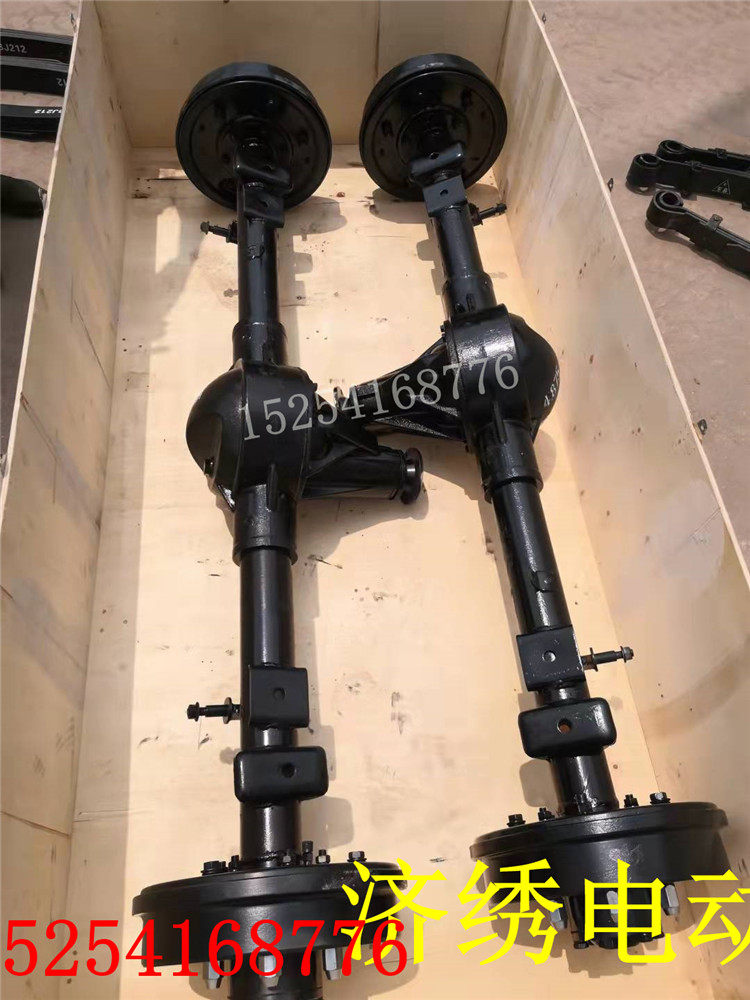 后驱动转向后桥四轮车底盘配件四驱车后桥后驱后桥碟刹加粗改装车