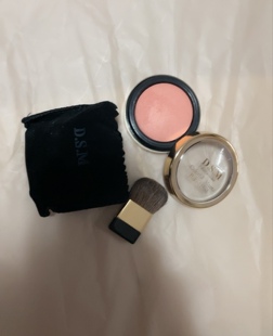 柔彩唤肤矿物质单色腮红膨胀肉粉蜜桃橘哑光自然修容胭脂多用收缩